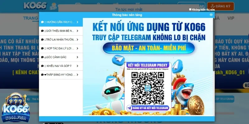 Dùng kênh Telegram để giải đáp