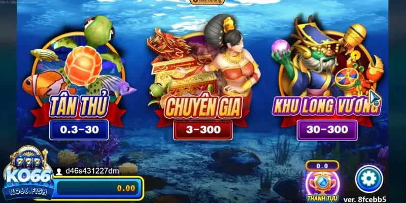 Các chế độ chơi hấp dẫn của săn cá Long vương